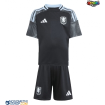 Otroški Nogometni dresi Aston Villa Gostujoči 2025-26 Kratek Rokav (+ Kratke hlače)